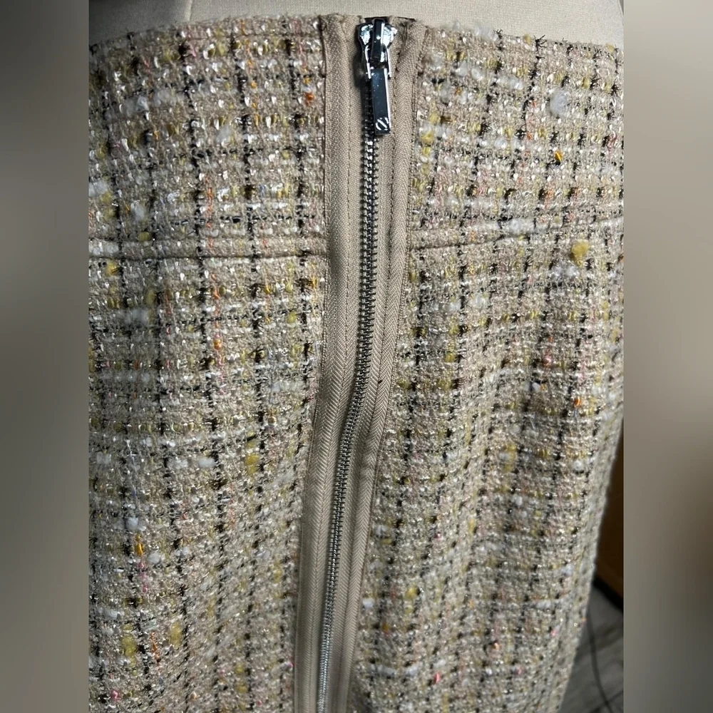 Tory Burch NWT Tweed Nova Skirt Size 10